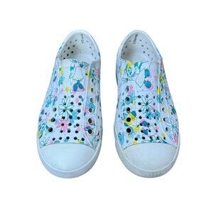 DISNEY X NATIVE Minnie Mouse Shoes Girls 12 Natives Slip On Shoe Sneakers HTF